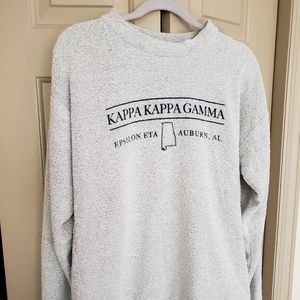Kappa kappa gamma wolly thread sweatshirt size L auburn